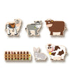 yoamo Bauernhof Adventskalender für Kinder mit 24 Holzfiguren, hochwertigem Spielkoffer und weihnachtlicher Tier-Geschichte, mehrfarbig, 27-teilig (1 Set)