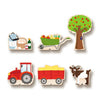 yoamo Bauernhof Adventskalender für Kinder mit 24 Holzfiguren, hochwertigem Spielkoffer und weihnachtlicher Tier-Geschichte, mehrfarbig, 27-teilig (1 Set)
