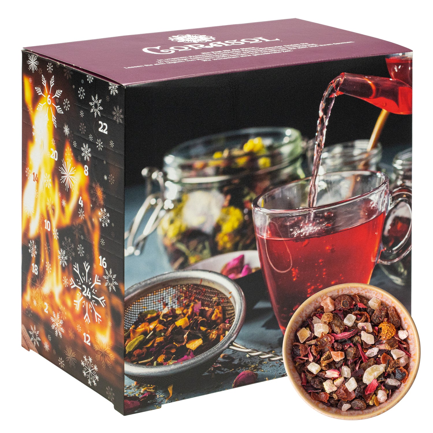 Früchtetee Adventskalender