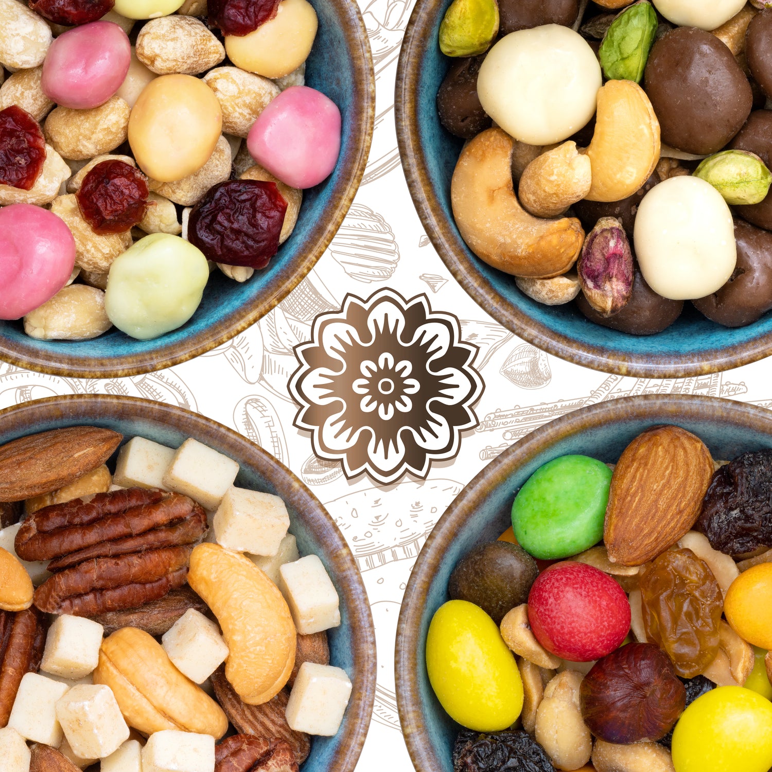 Schoko-Nuss-Mix Adventskalender