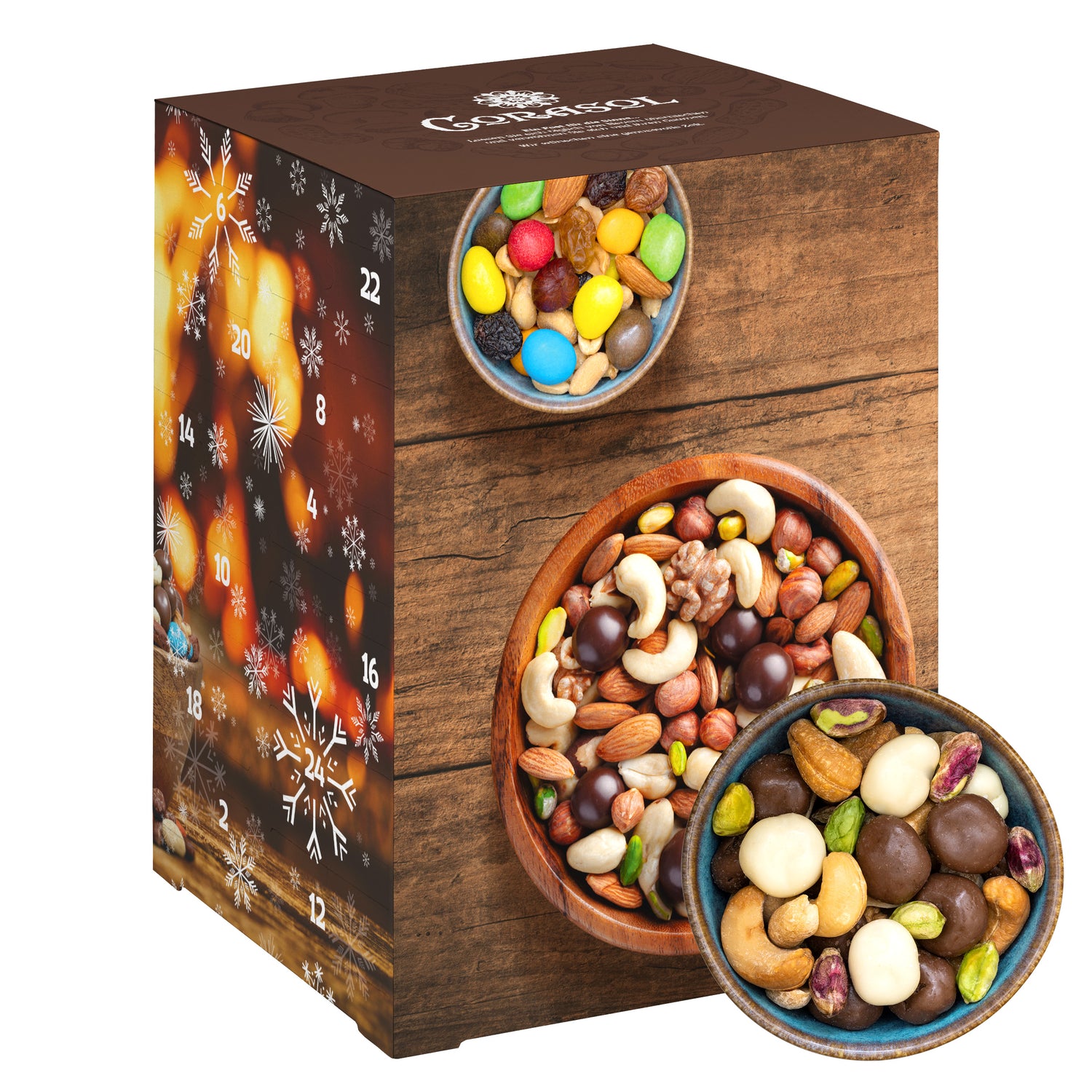 Schoko-Nuss-Mix Adventskalender