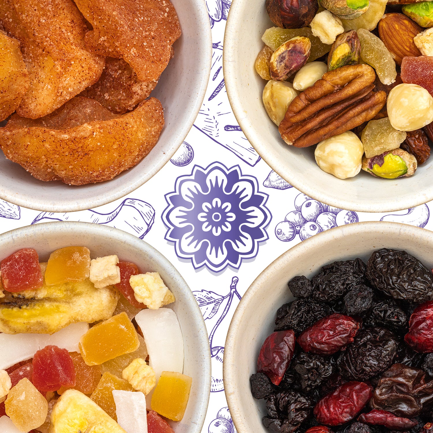 Frucht-Nuss-Mix Adventskalender