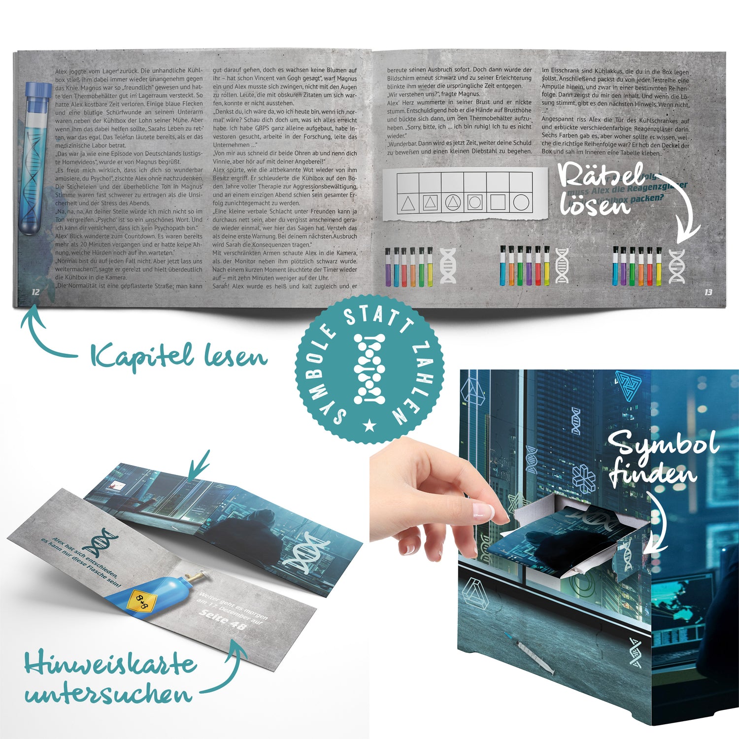 Escape & Snacks Adventskalender - Ein Atemloses Spiel