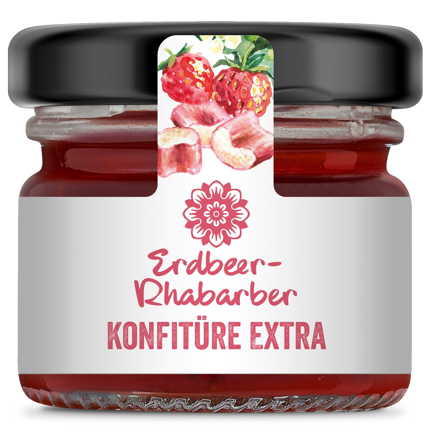 Erdbeer-Rhabarber Konfitüre