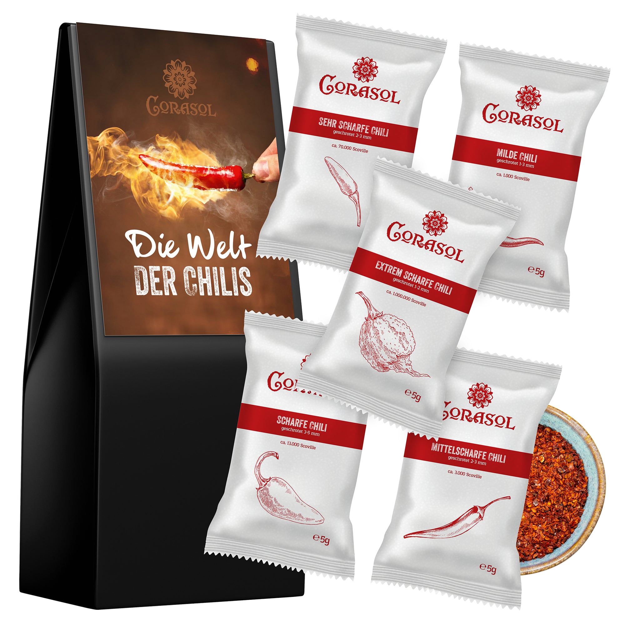 Corasol Chili Mitbringsel Geschenkset - Die Welt der Chilis