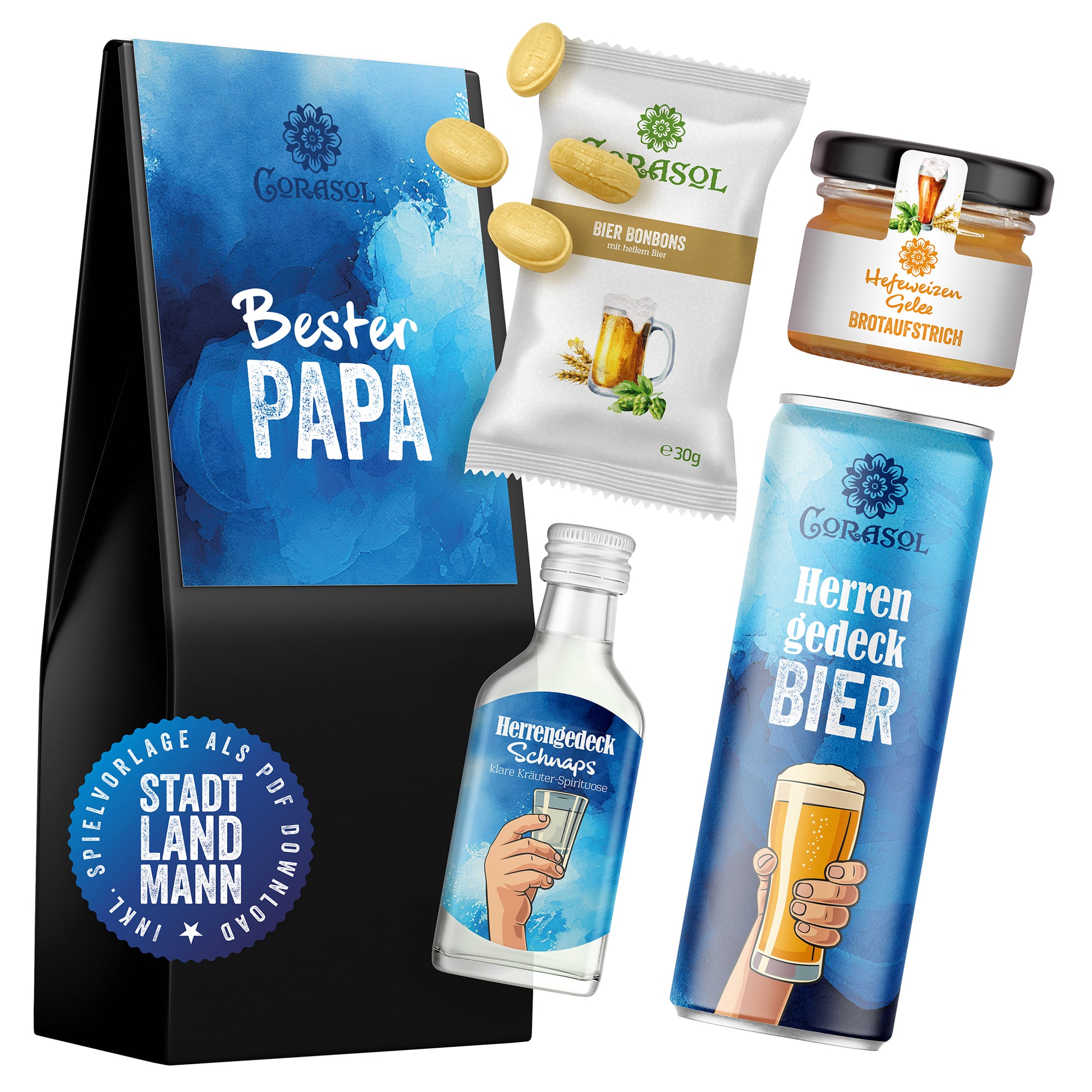 Geschenkset Herrengedeck - Bester Papa