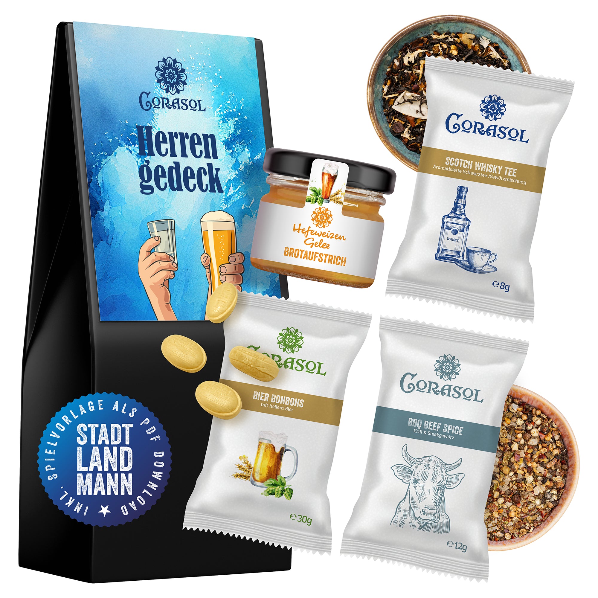 Feinkost Geschenkset Männermix - Herrengedeck